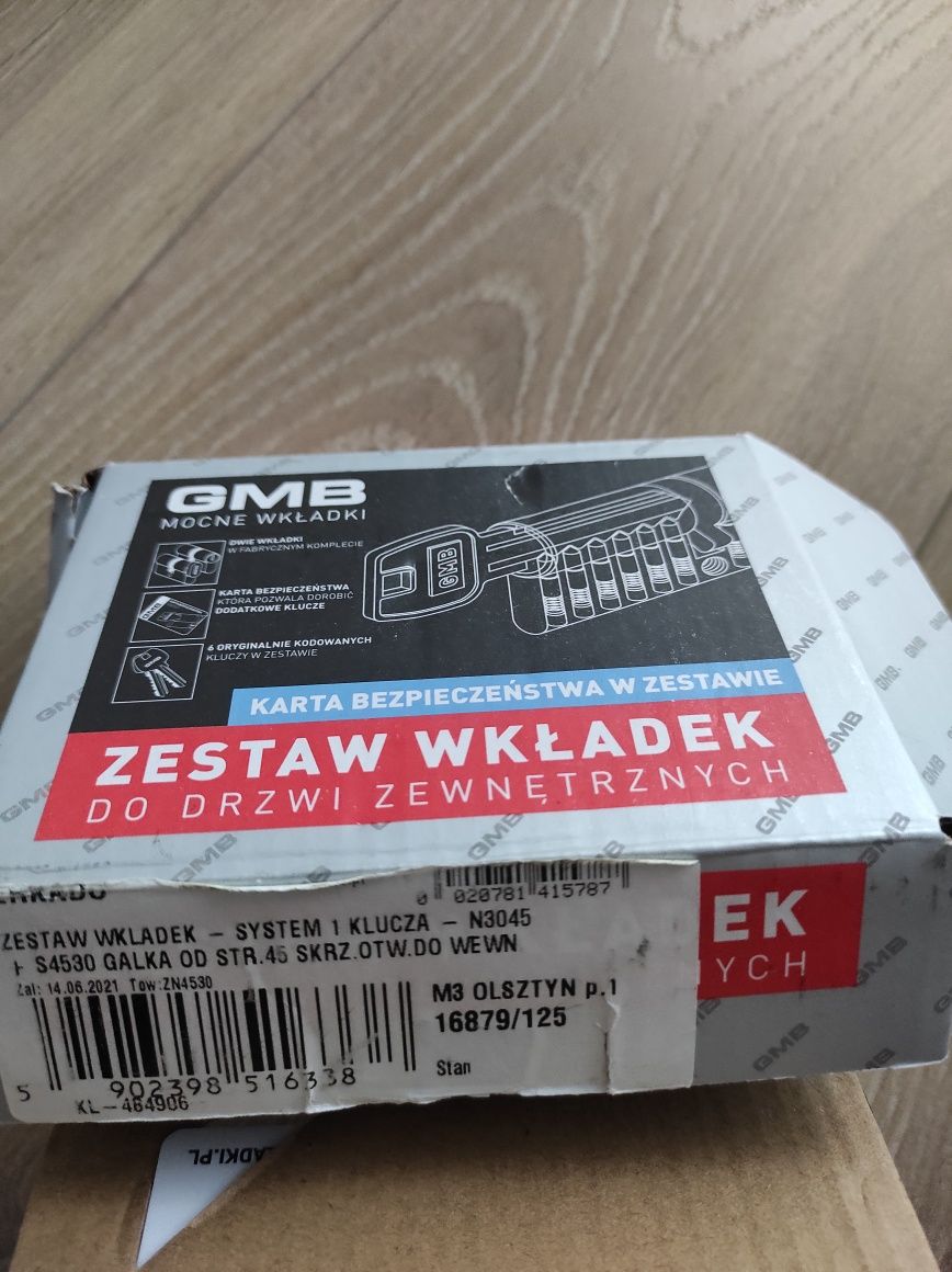 GMB wkładki do drzwi zewnetrzych