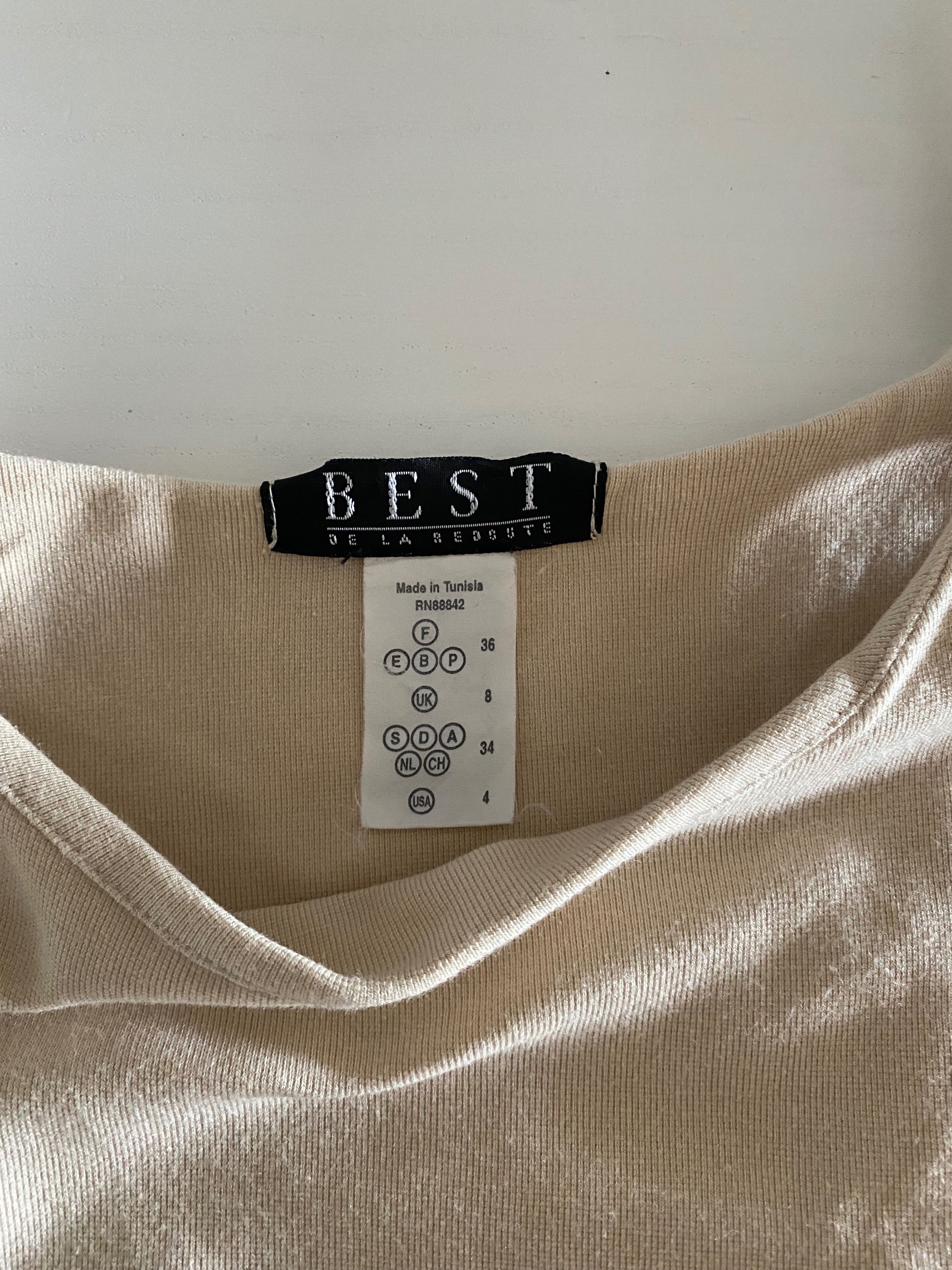 Top branco Best de La Redoute