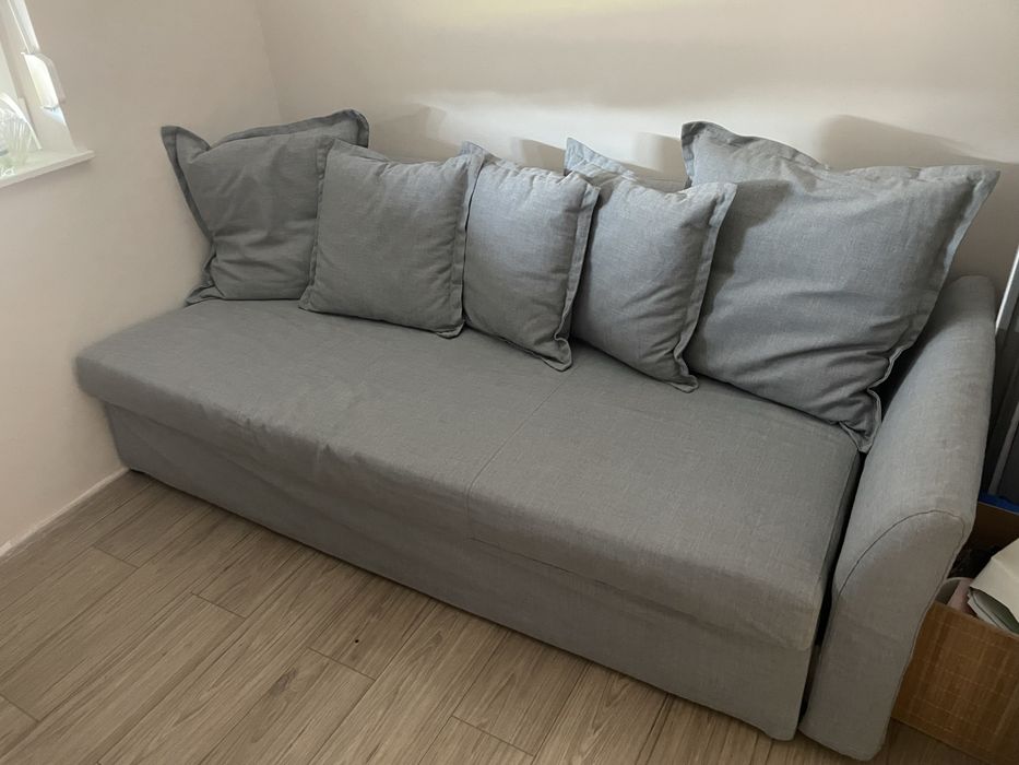 Sofa rozkladana holmsund ikea szara