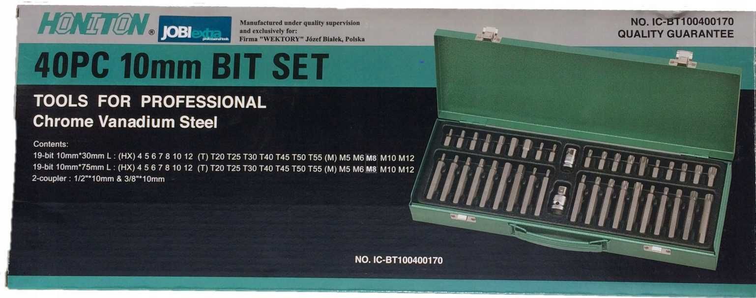 Zestaw bitów torx imbus spline  1/2 HONITON