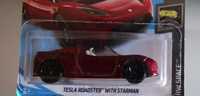 Tesla roadster hotwheels novo com portes incluídos