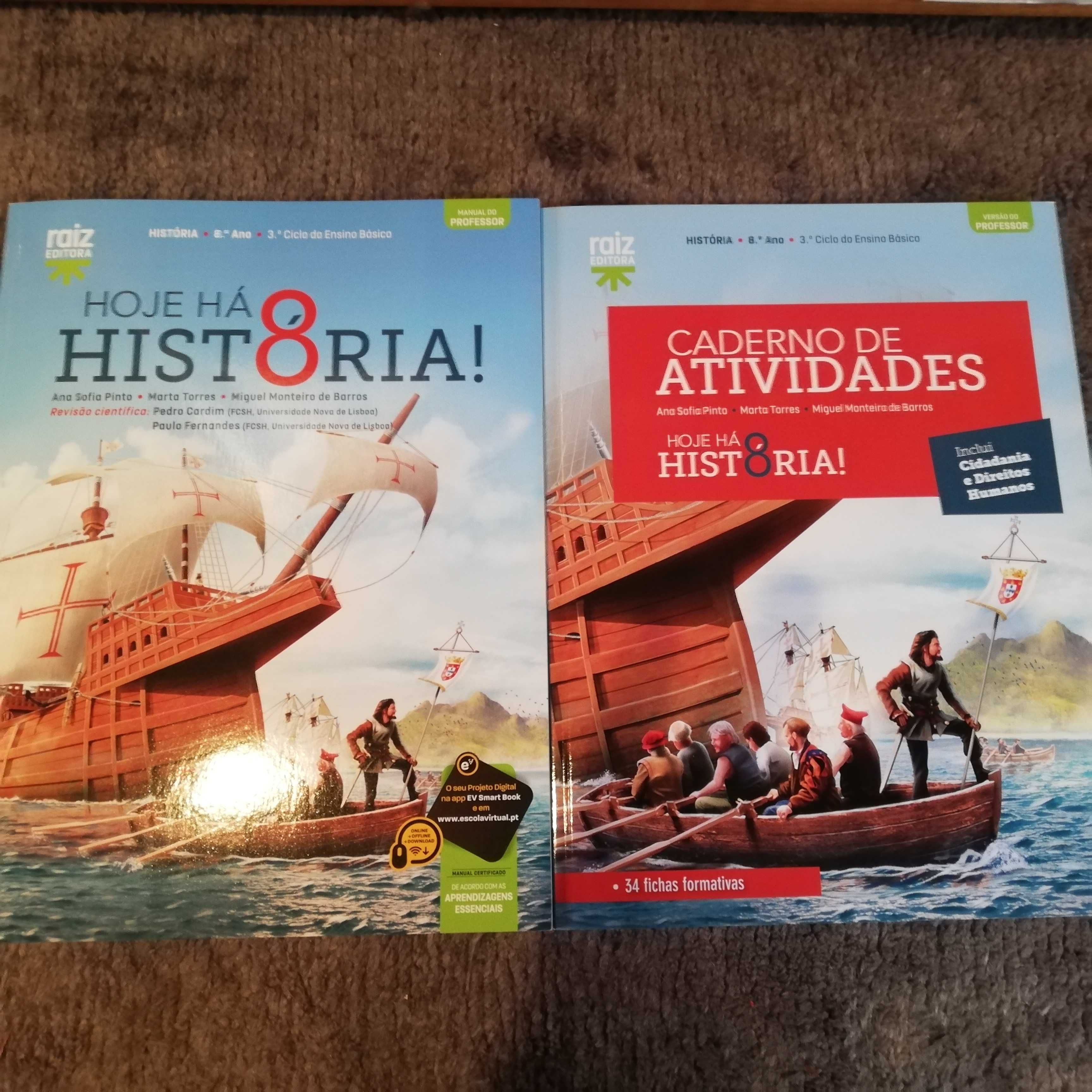 Manual escolar "Hoje há História 8"