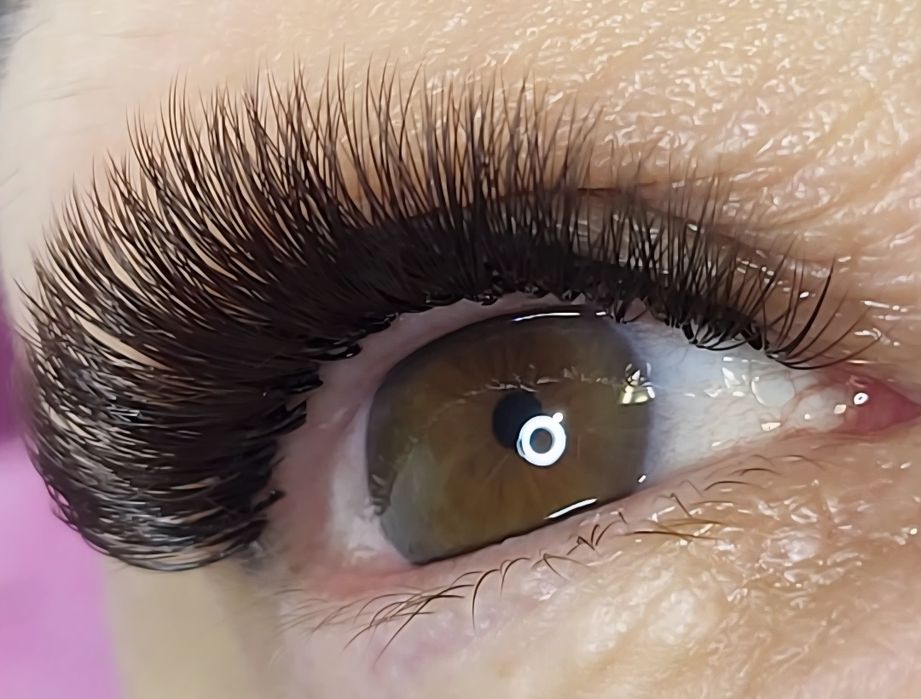 Нарощування вій Бородинський Наращивание ресниц Запорожье