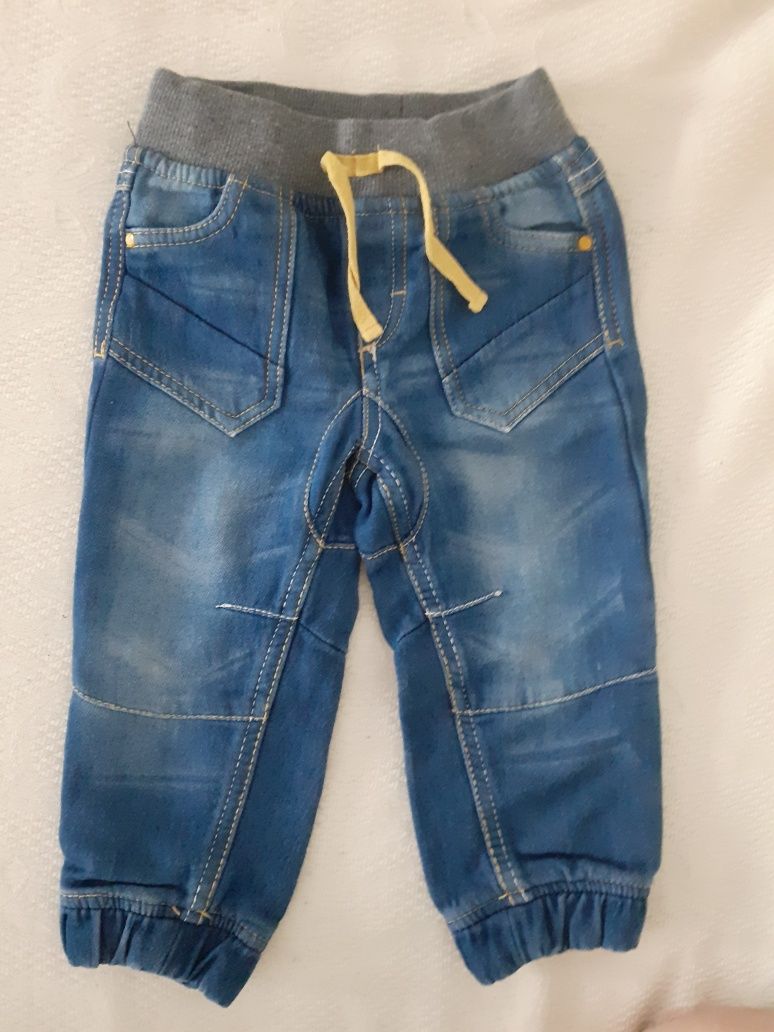 Spodnie jeans dla chłopca rozm 86