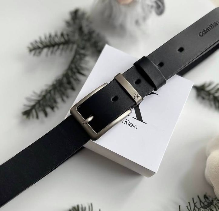 Ремень пояс мужской кожа кожаный (+упаковка) ремінь пояс чоловічий