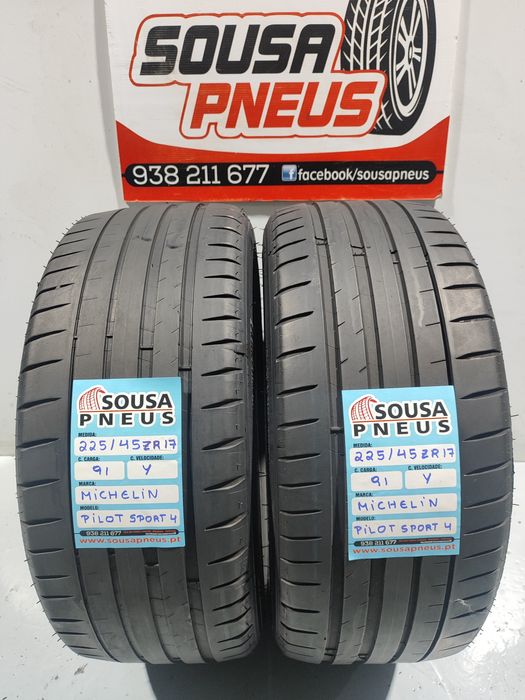 2 pneus como novos 225-45R17 Michelin - Oferta dos Portes