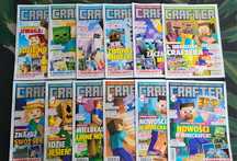 Kolekcja 12 gazetek CRAFTER (Minecraft)