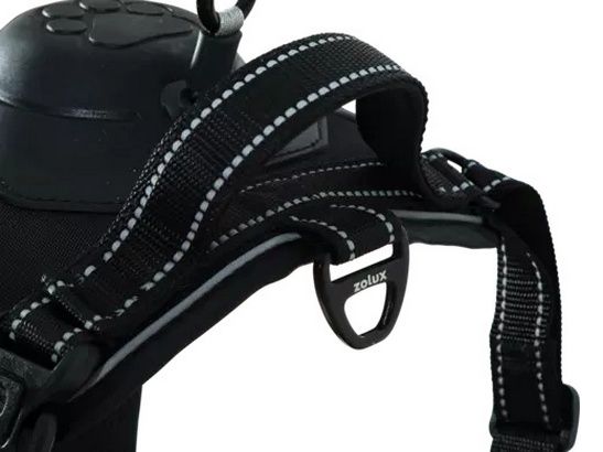 Szelki dla psa z wbudowaną smyczą automatyczną Zolux Easyride M czarne