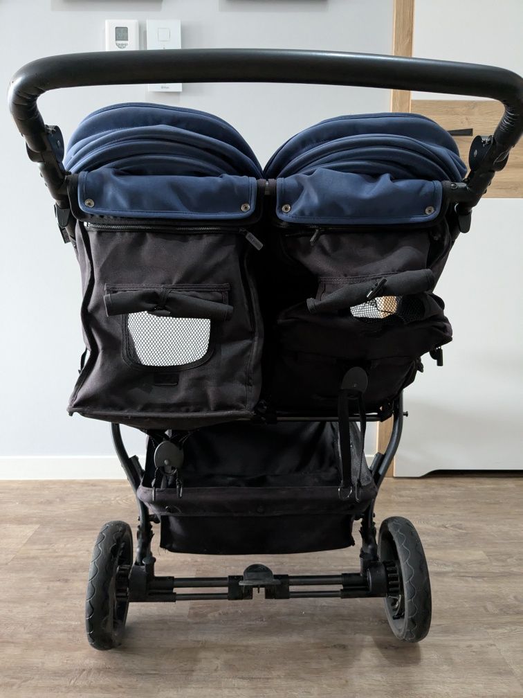 Wózek bliźniaczy Baby Monsters Easy Twin z gondolami