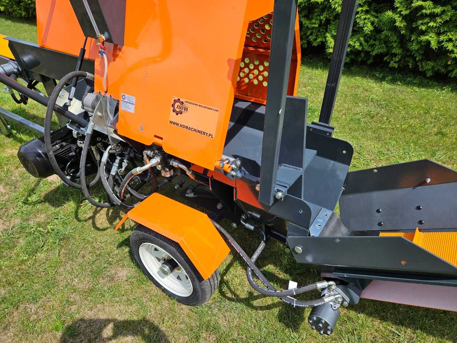 Piło Łuparka Kombajn piło-łuparka elektryczna 7,5kW 20T 3w1 tnie rąbie
