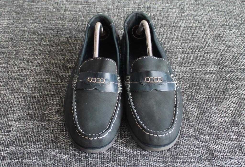 Мокасини топсайдери лофери Hush Puppies Оригінал Нат нубук+шкіра 44.5р