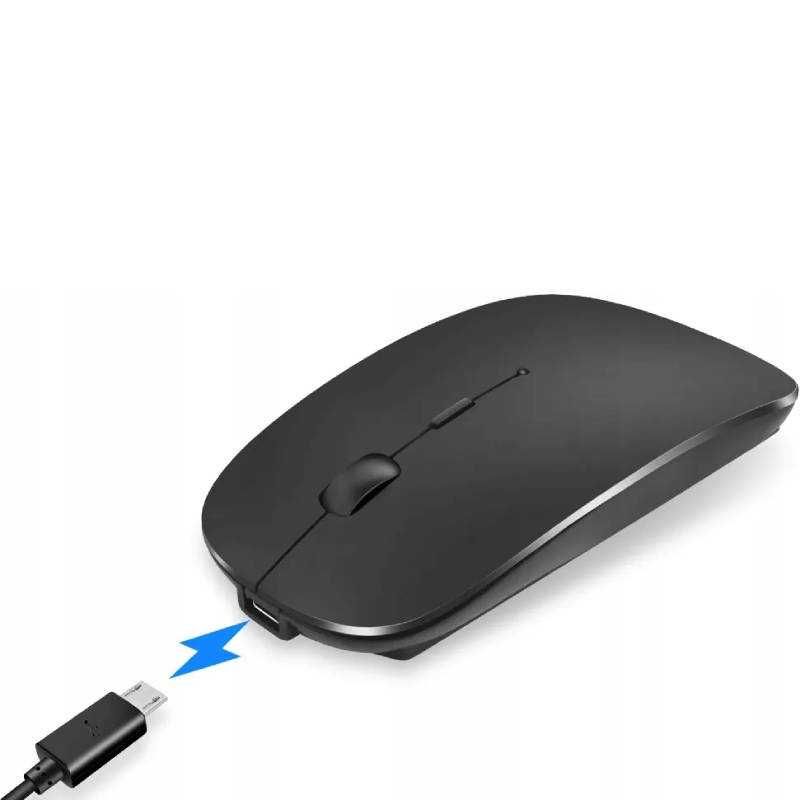 MYSZKA BEZPRZEWODOWA  do Komputera LAPTOPA Cicha  USB 2.4G + Bluetooth