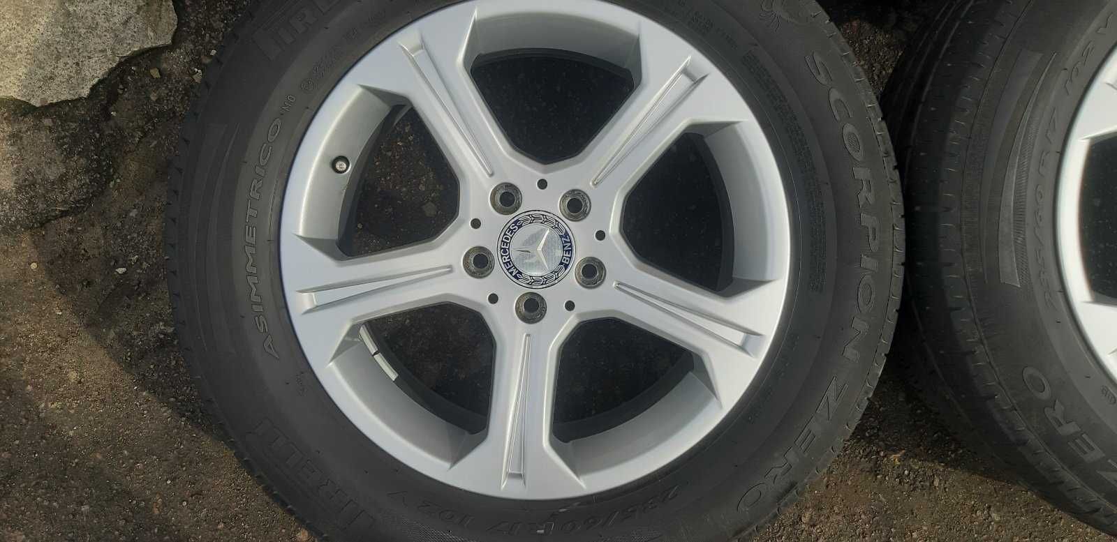 Диски 5x112 R17 різноширокі Mercedes Audi VW Skoda Seat з гумою літо