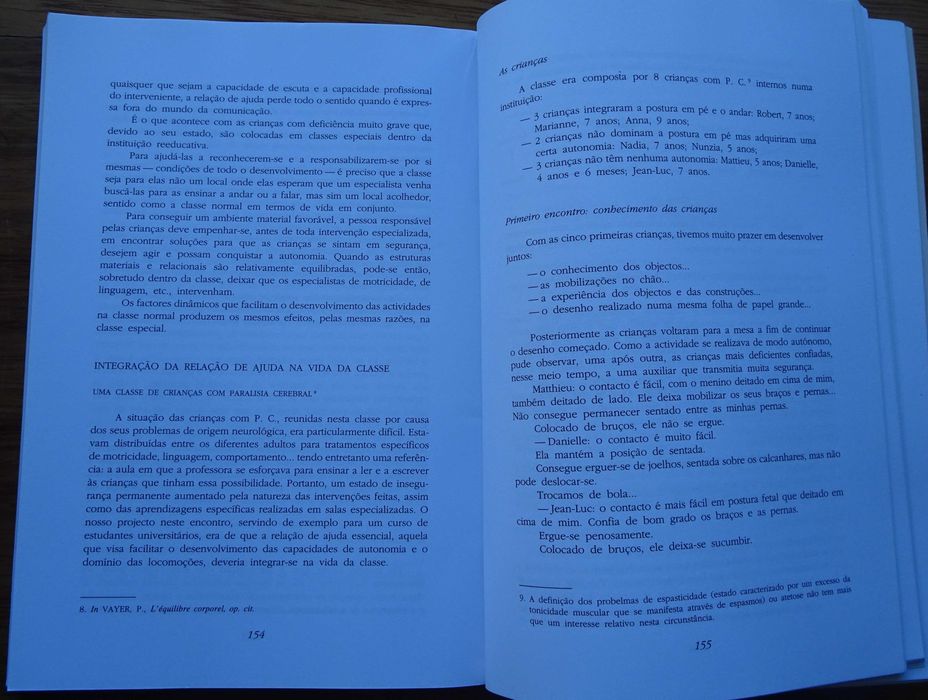 Integração da Criança Deficiente na Classe