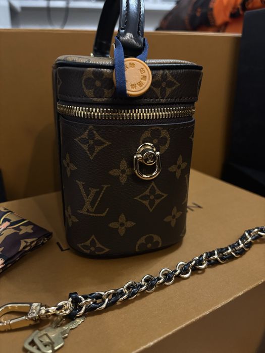 Nowy kuferek torebka Louis Vuitton LV skora pudelko worek