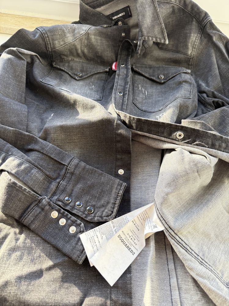 Camisa dsquared2 em ganga