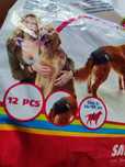 Pieluchy dla psa czarne comfort nappy rozmiar 6 44-66 cm