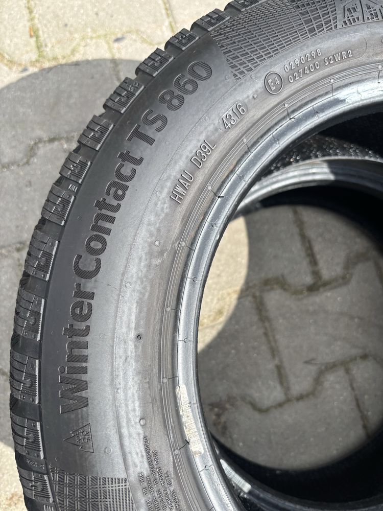 Para opon zimowych 165/60 R14 Continental