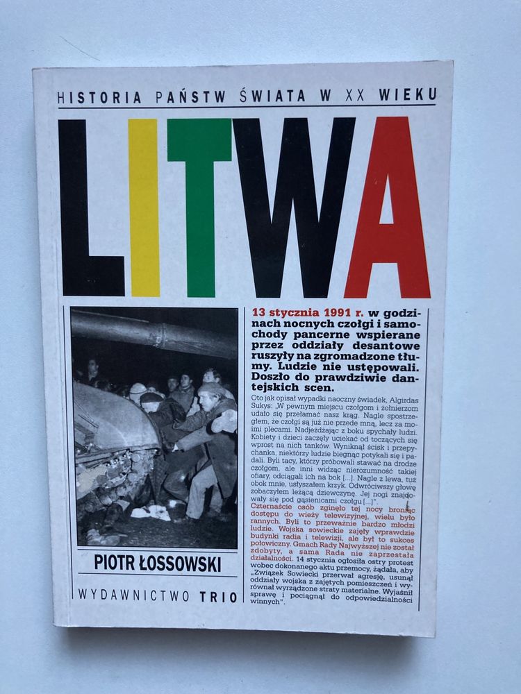LITWA - historia państw świata w XXw.