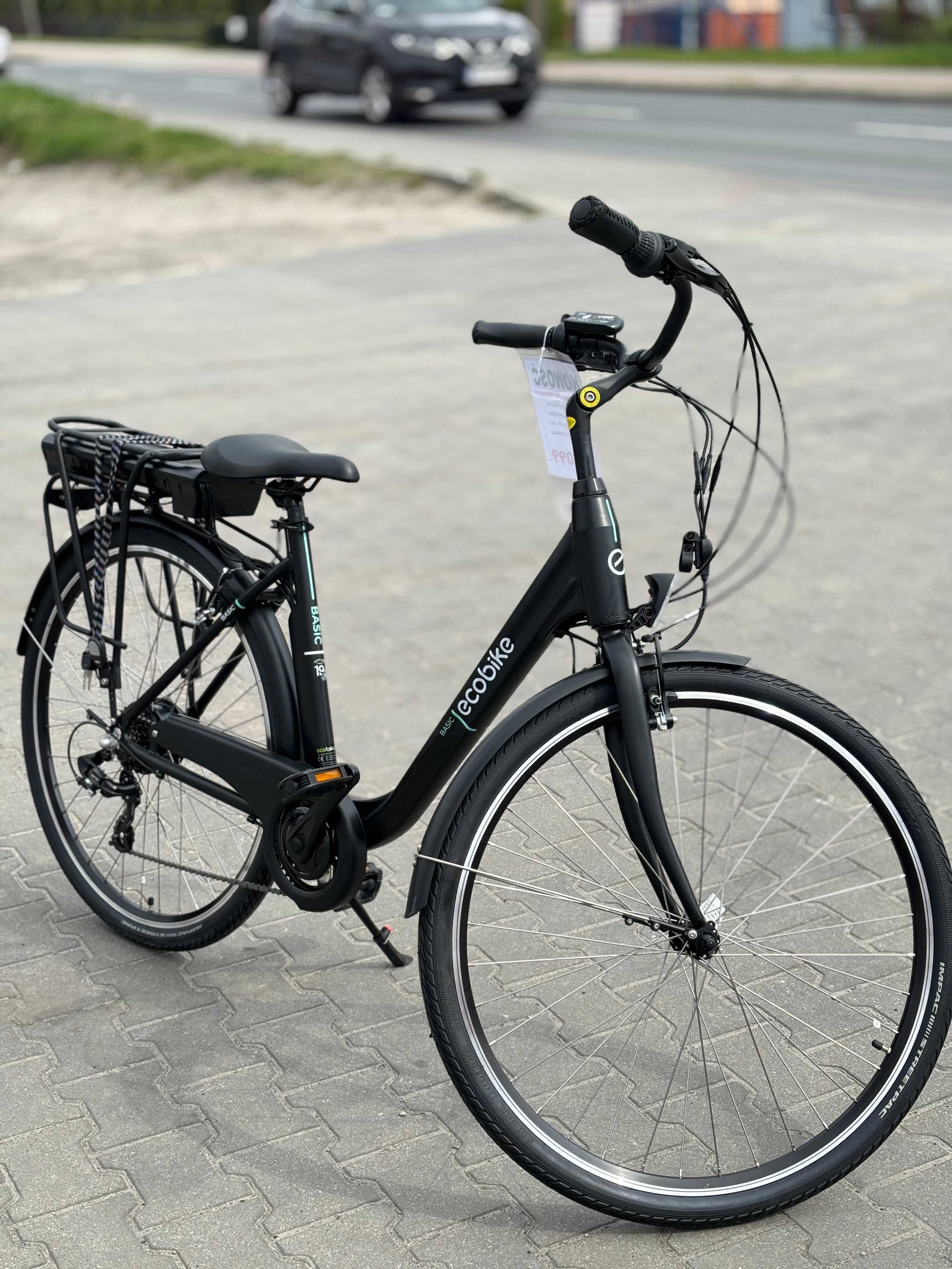 Rower elektryczny Ecobike Basic Black - nowy/supercena