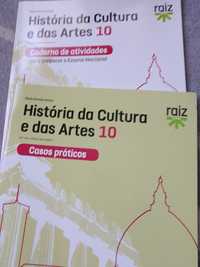 Caderno de atividades e casos práticos História e Cultura das Artes 10