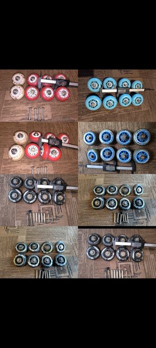 Колёса для мебели тележек и любых устройств на колёсах от 55 до 74 мм