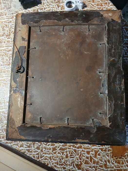 Картина  антикварная