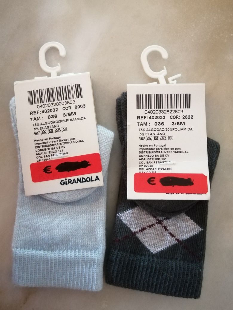 Meias Novas 3/6m Girandola