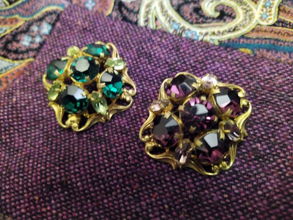 Броши Чехия винтаж.