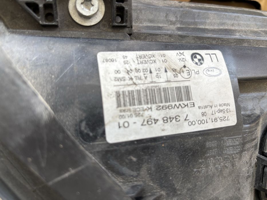 Otica esquerda bmw serie 7 f01/02