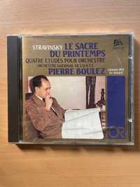 CD Stravinsky, Boulez : Le Sacre Du Printemps, 4 Etudes Pour Orchestre