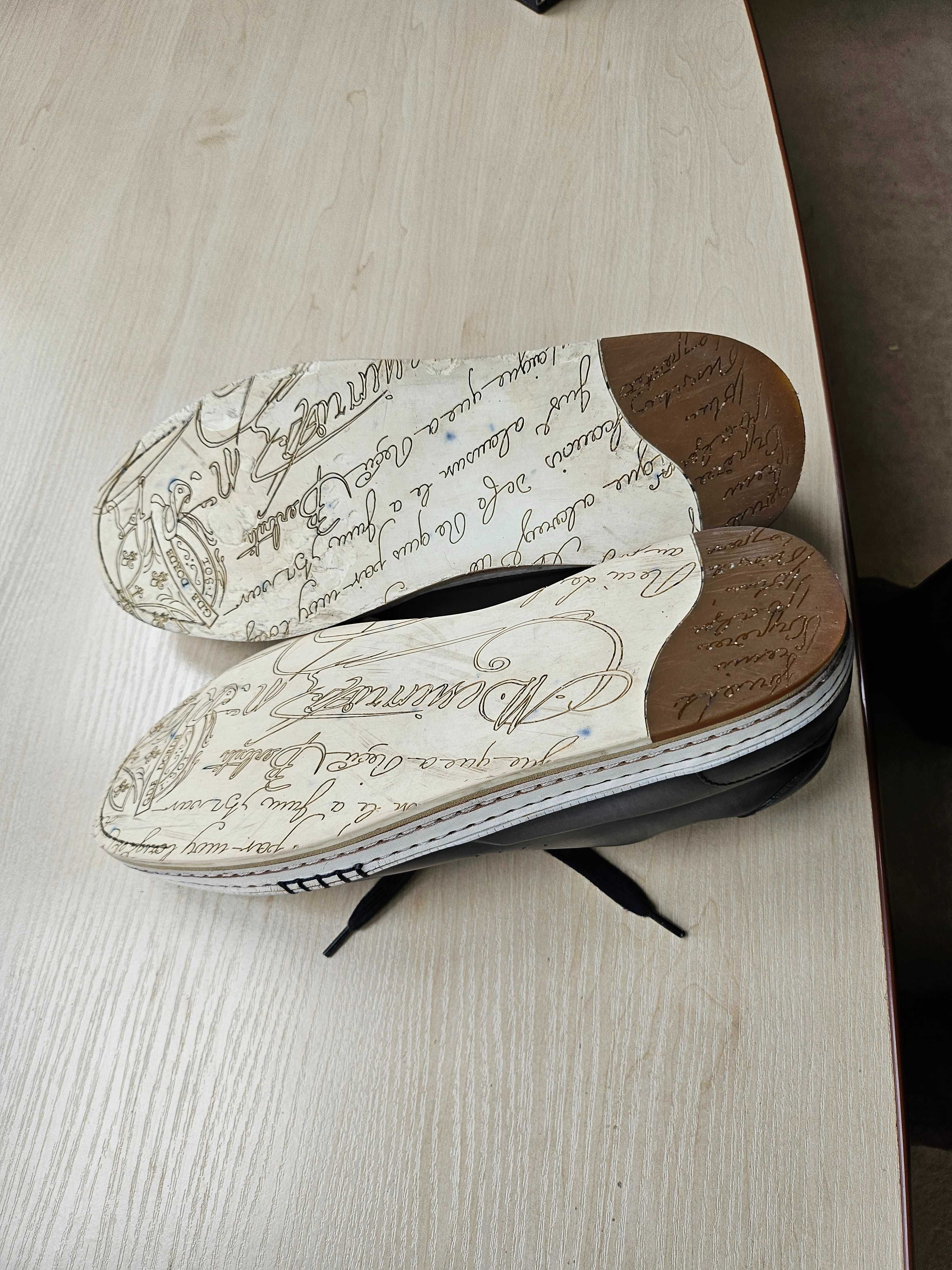 prestiżowe sneakersy BERLUTI rozmiar - 43/44 -- kaligrafia