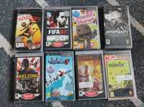 PSP - Zestaw gier - Patapon, God of War, Fifa