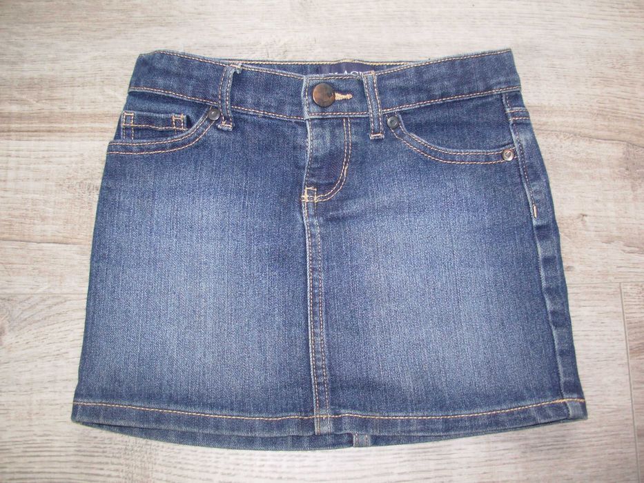 spódniczka 122 USA jeansowa dżinsowa mini spódnica