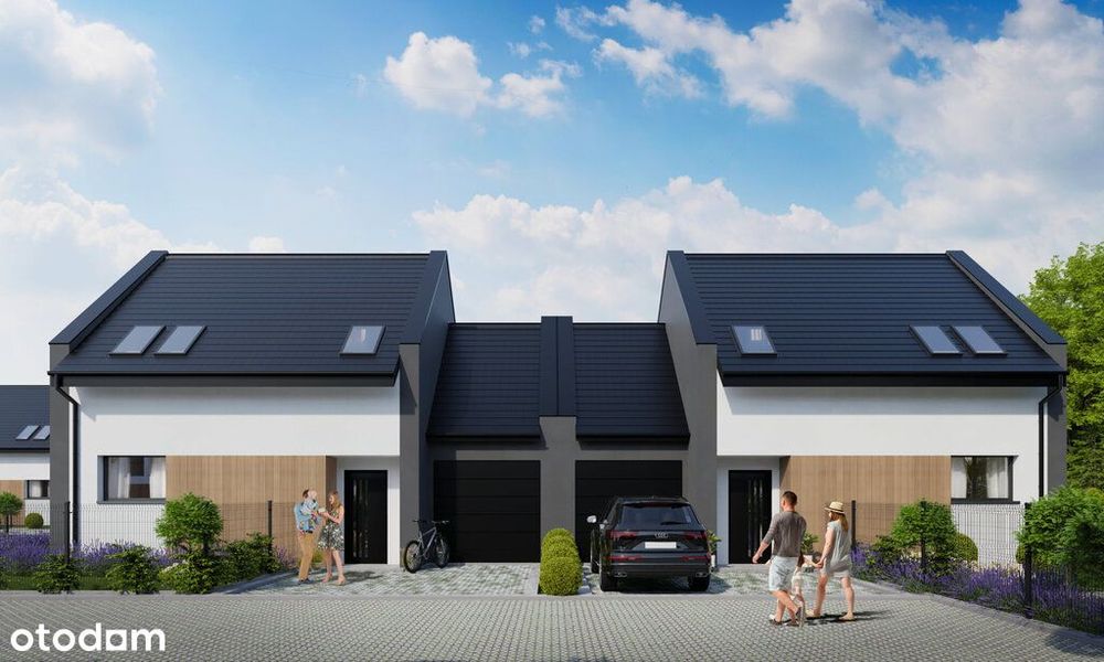 Bliżniak 5 pok z garażem, Przeginia Duchowna