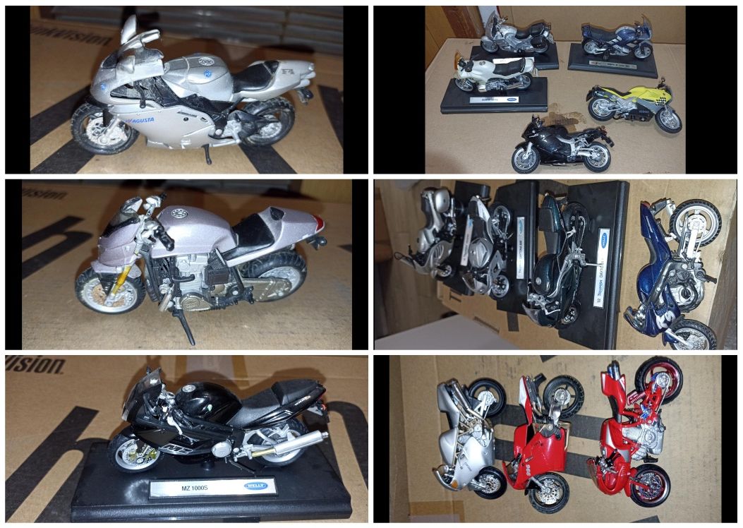 33 modele motocykli ścigaczy 1:18