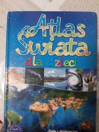 Atlas świata dla dzieci  lata 90 te stan bardzo dobry z plusem