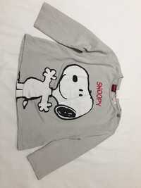 Bluzka z długim rękawem Snoopy, Zara, 98
