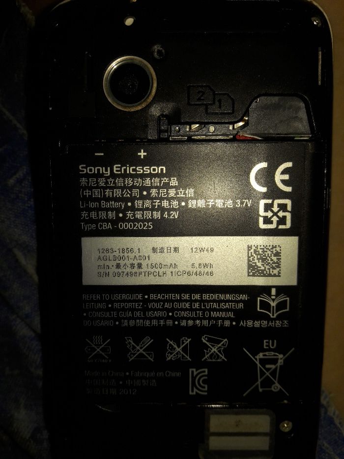 Смартфон sony xperia st2112