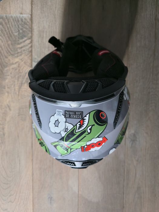 Kask full face cross