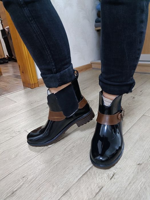 Резиновые женские ботинки Rieker, р 40 (39)