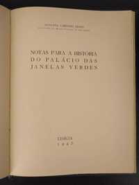 livro: "Notas para a história do Palácio das Janelas Verdes"