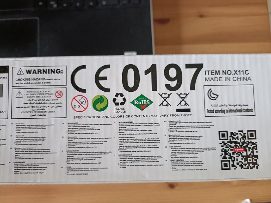 Dron Syma X11C air-cam 4 CH czarny