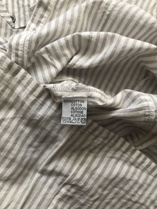 Koszula/ tunika w beżowo-szare paski S