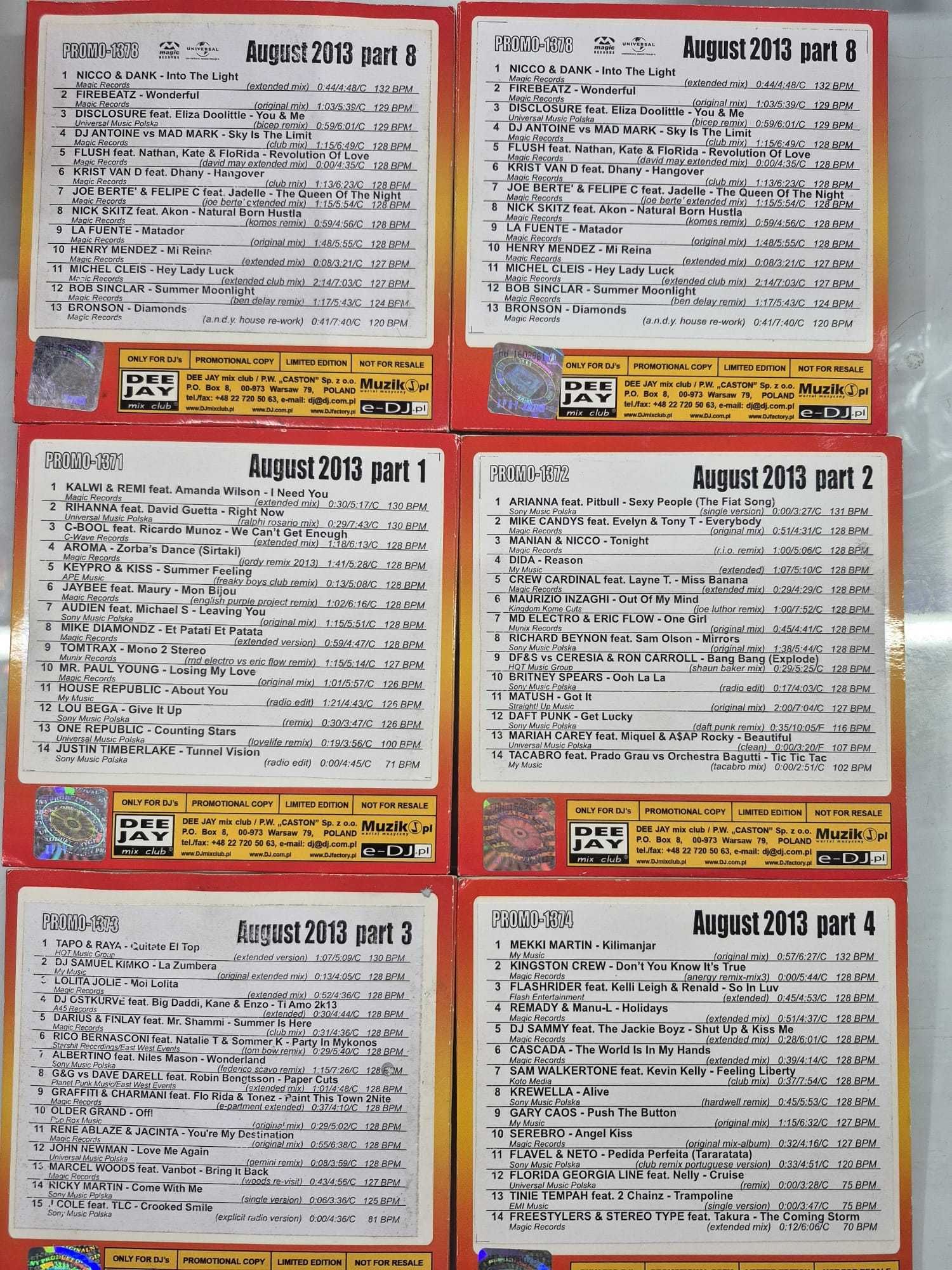 DJMC Dee Jay mix club oryginał CD legal muzyka skład pol zagranic 2013