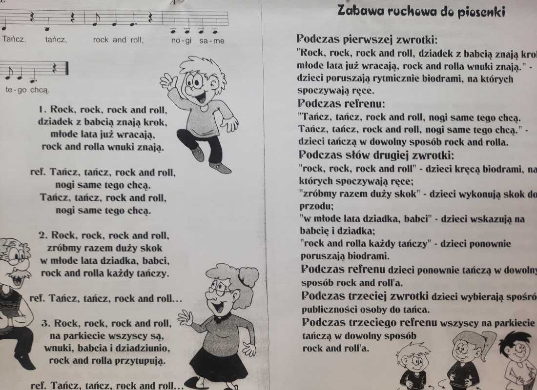 Dzień babci i dzień dziadka Wydawnictwo Akord plus płyta CD z utworami