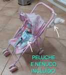 CARRINHO BEBÉ COM NENUCO,CRIANÇA BRINCAR.Casa,Passeio,Jardim.Didático.