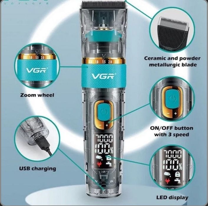 Машинка для стрижки волосся VGR V-695