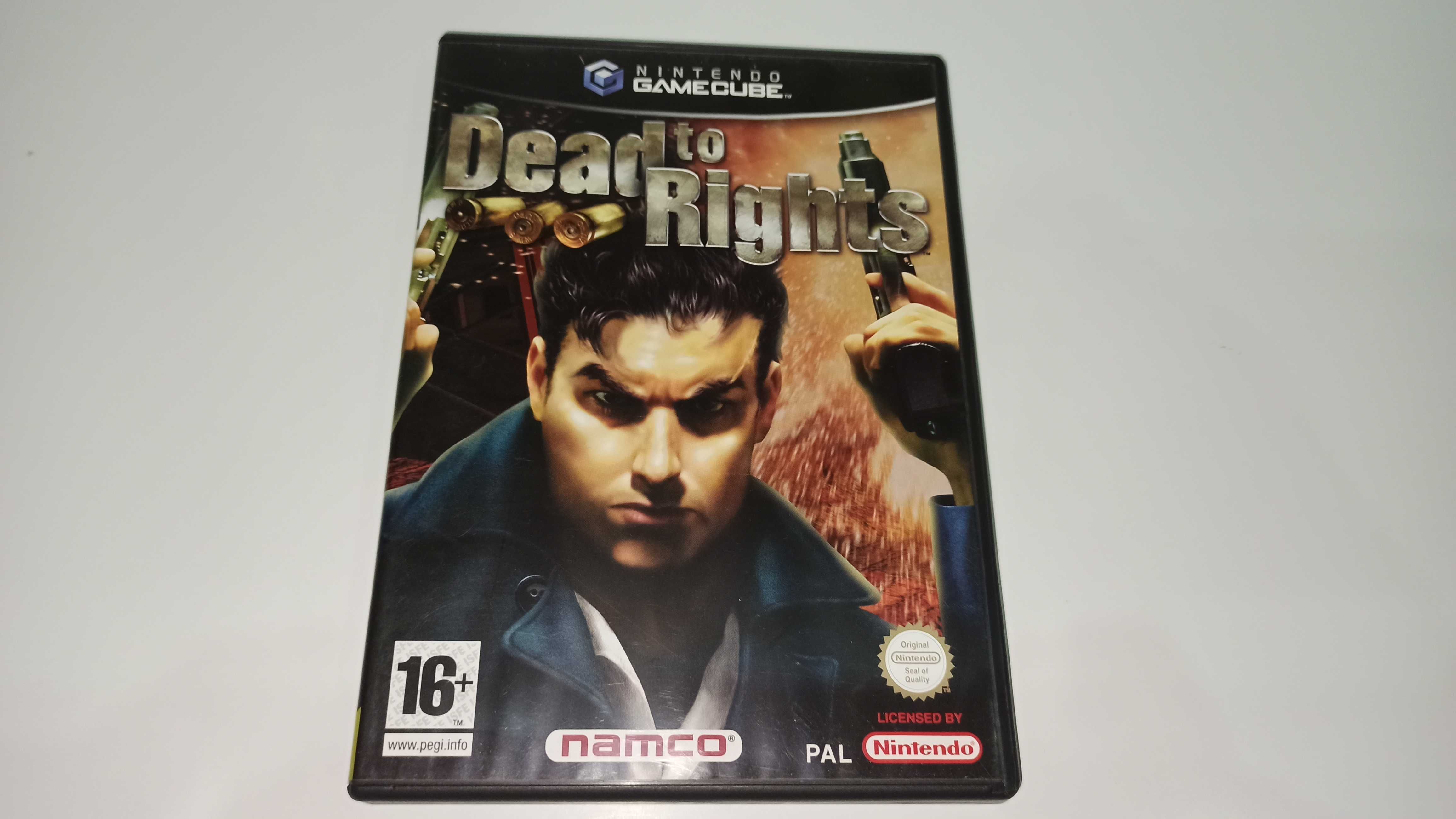 nintendo gamecube DEAD TO RIGHTS hit od NAMCO wersja PAL unikat