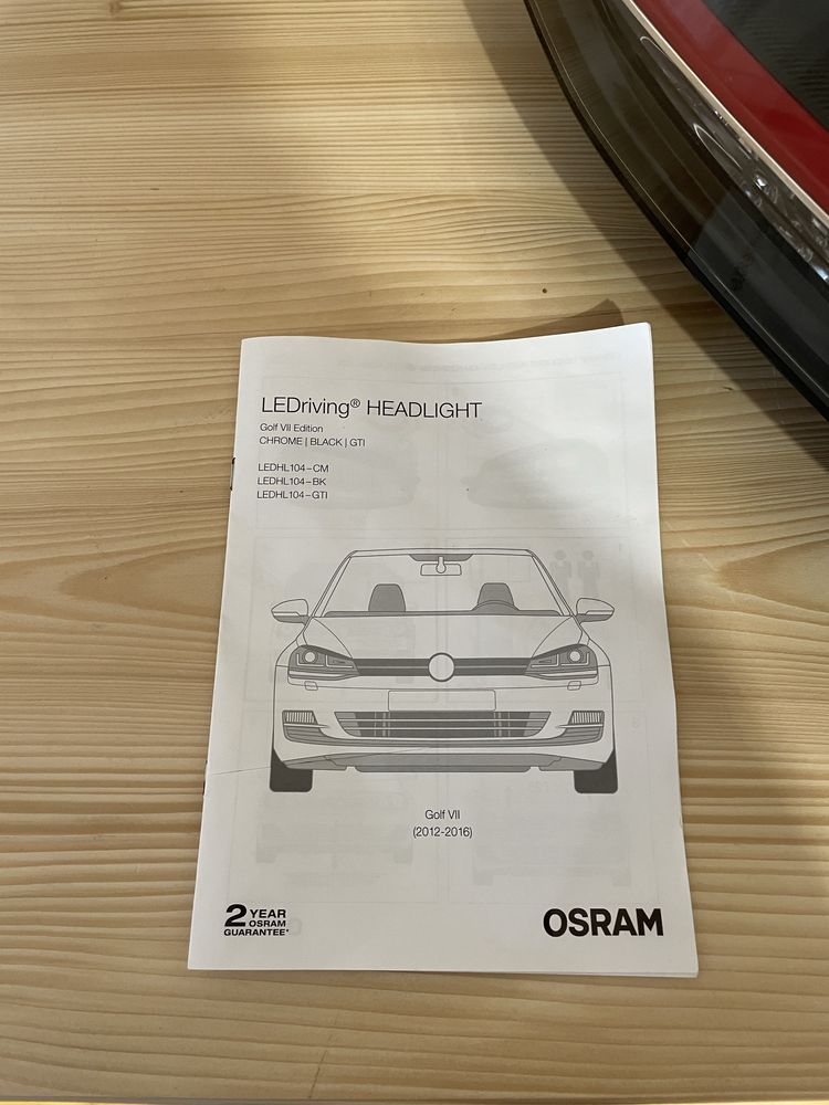 Lampa Golf VII GTI Osram Lampa (Przód Lewa )LED HL 104-CM